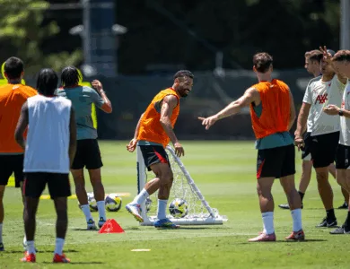 تدريب ليفربول المفتوح في تشيبا قبل لقاء يوكوهاما