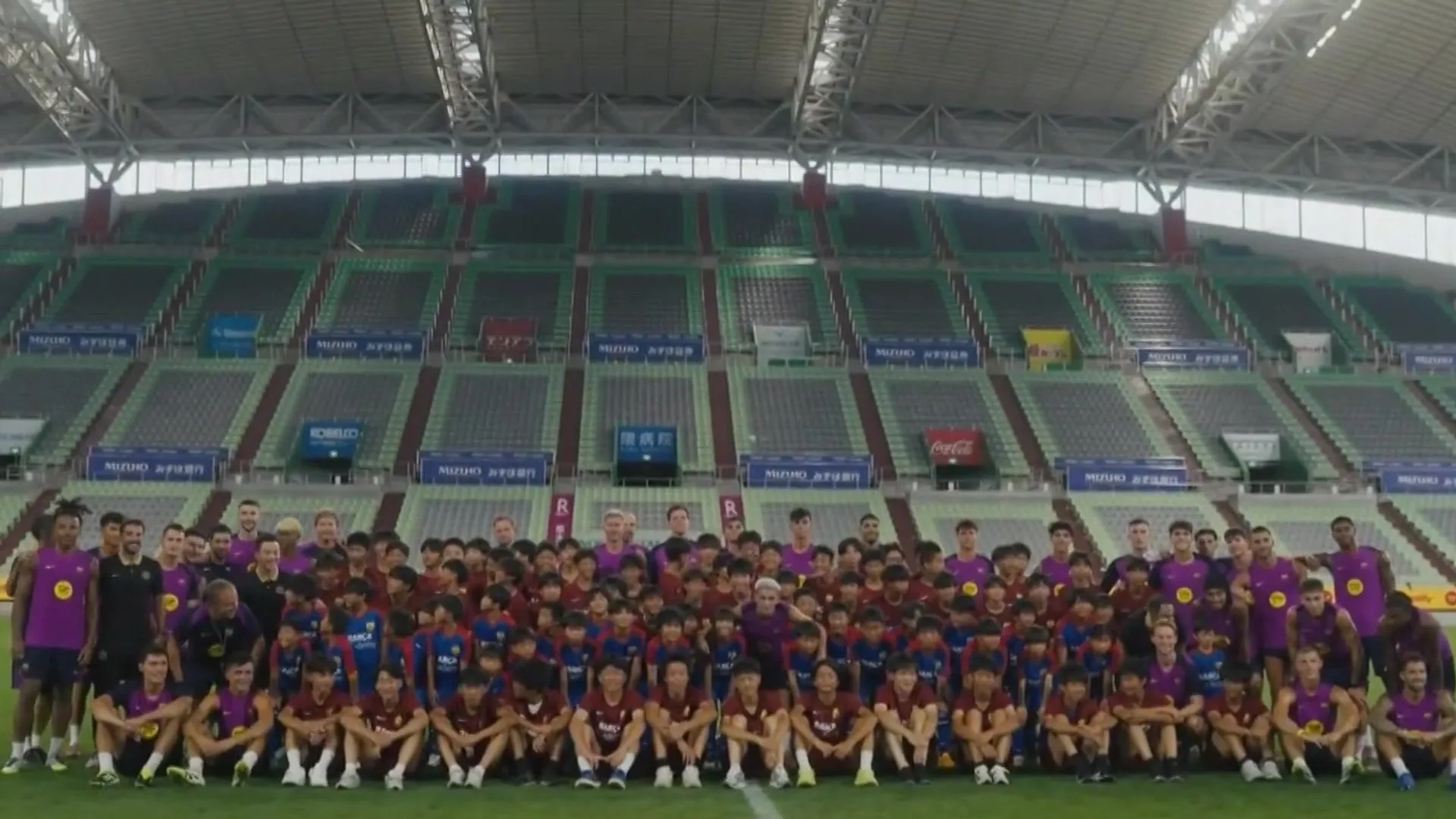 تدريبات برشلونة بعد الانتصار على فيسيل كوبي