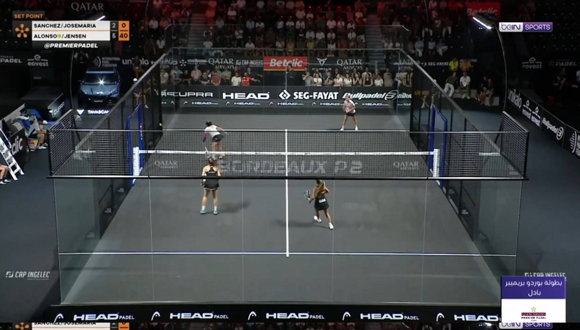 ثنائي خوسيماريا وسانتشيث يخرج من بطولة بادل بوردو