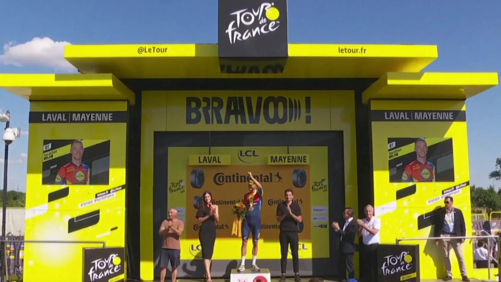 جوناتان ميلان يتوج بالمرحلة الثامنة في سباق فرنسا