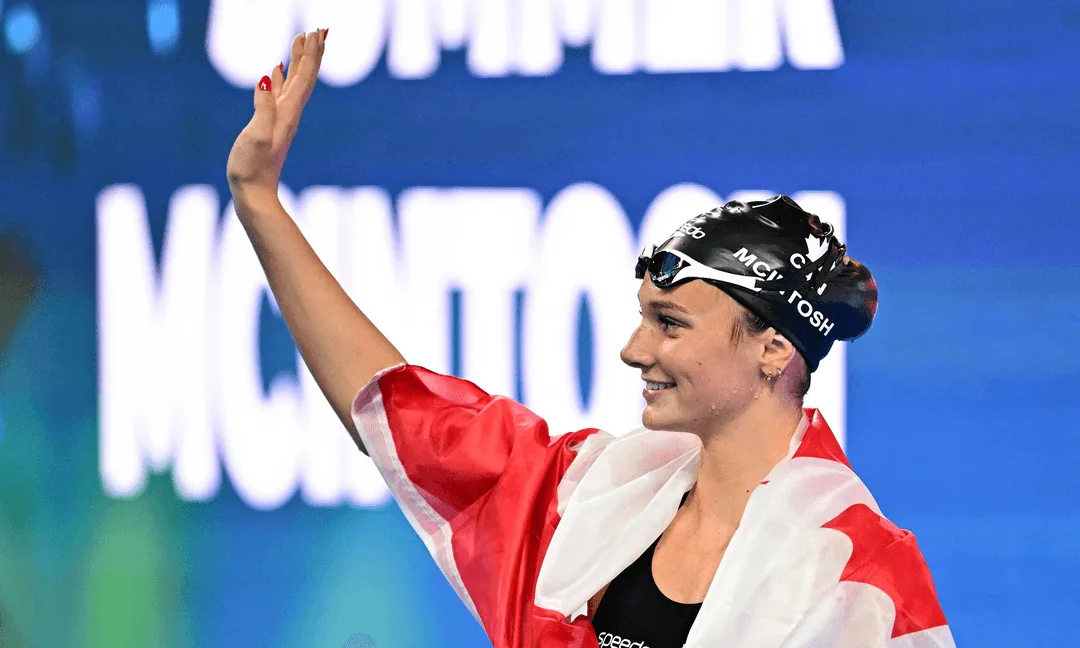 ذهبية ثانية لماكنتوش بكأس العالم للسباحة