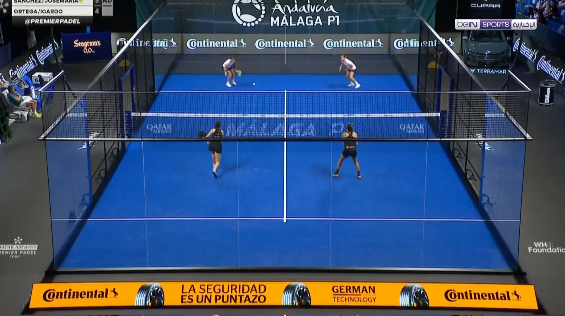 سانشيث وخوسيماريا ينهون مشوارهم في بطولة ملقا للبادل