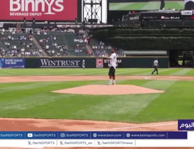 ضيف مميز في ديربي البيسبول في شيكاغو