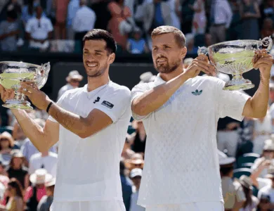 غلاسبول وكاش يتوجان بلقب الزوجي في ويمبلدون