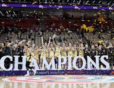 فريق سيدات أستراليا يفوز بكأس آسيا لكرة السلة