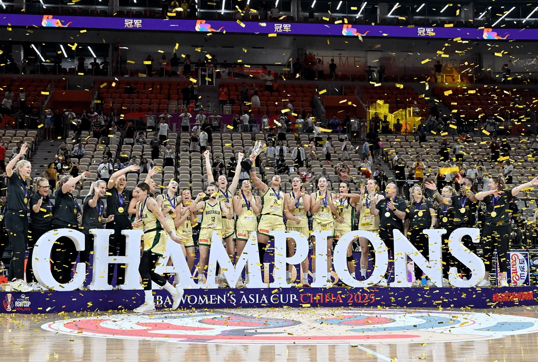 فريق سيدات أستراليا يفوز بكأس آسيا لكرة السلة