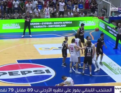 فوز لبنان على الأردن في افتتاح بطولة بيروت