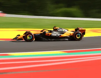 لاندو نوريس ينطلق أولاً في سباق بلجيكا للفورمولا 1