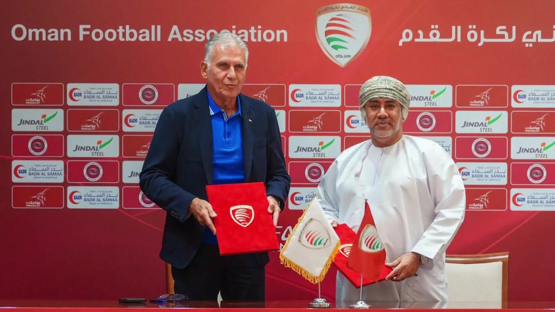 مؤتمر تقديم كيروش مدرباً لمنتخب عُمان في مسقط