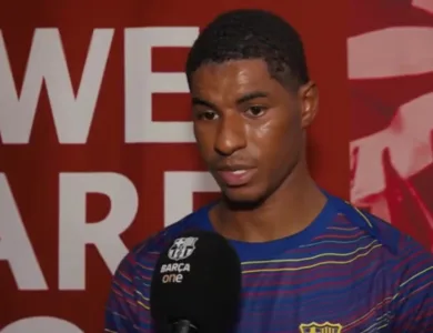 ماركوس راشفورد سعيد ببدايته مع برشلونة وجاهز للتحدي