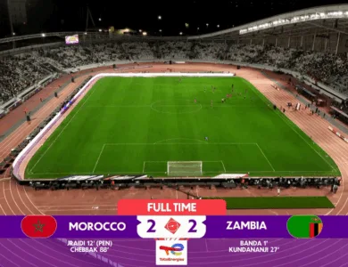 مباراة المغرب وزامبيا تنتهي بالتعادل في كأس أمم إفريقيا للسيدات