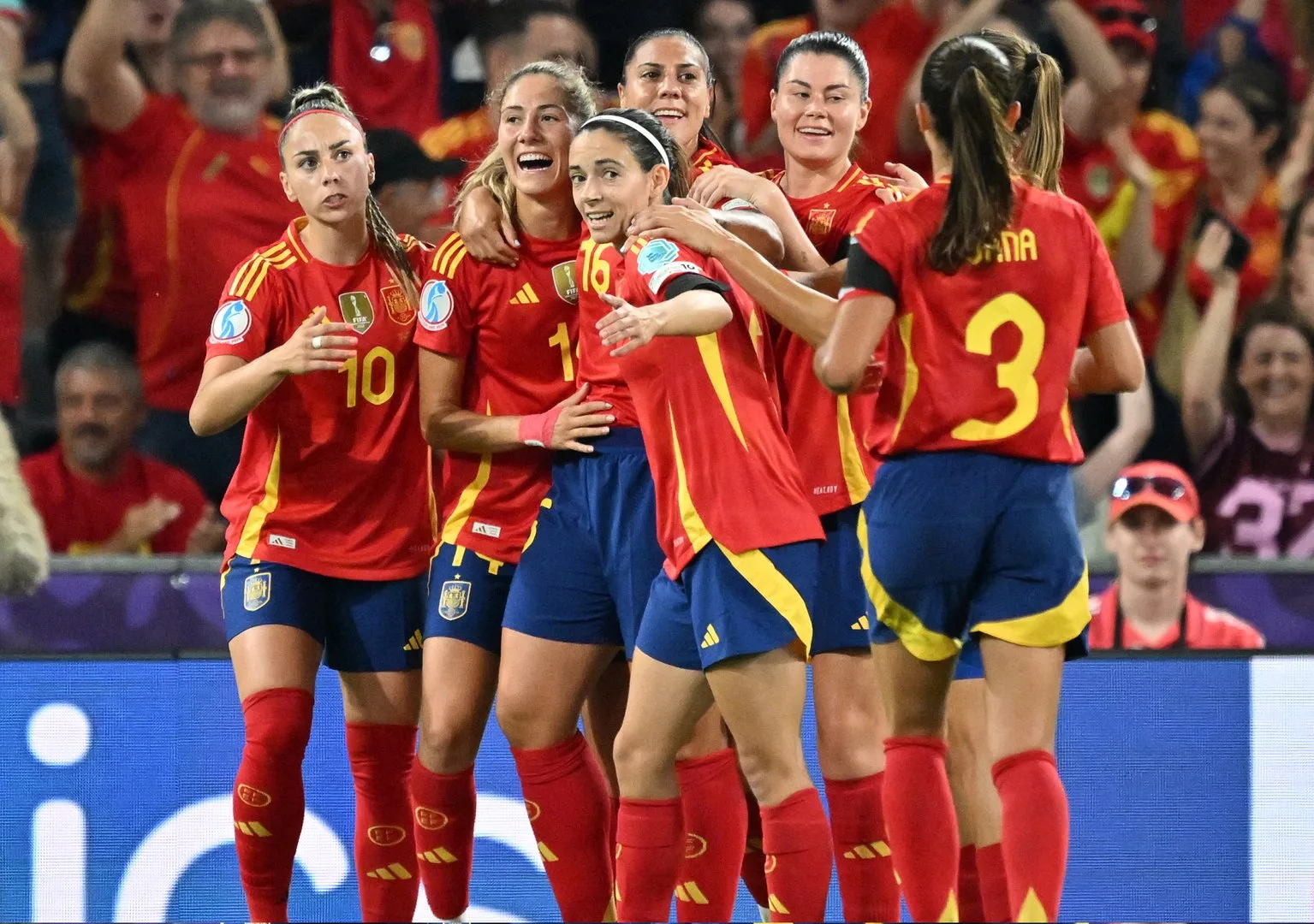 مباراة مشوقة بين إسبانيا وبلجيكا في بطولة أوروبا للسيدات