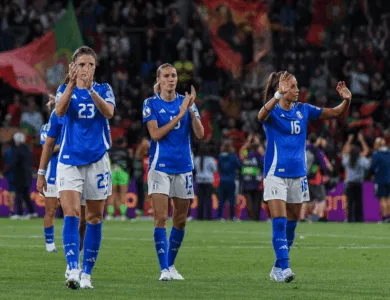 مباراة هامة بين إيطاليا وإسبانيا في يورو السيدات
