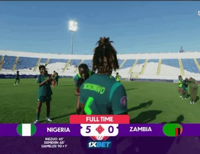 نيجيريا تهزم زامبيا وتصل نصف نهائي أمم إفريقيا للسيدات.