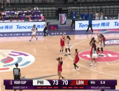 هزيمة ثقيلة للبنان أمام الفلبين في كأس آسيا للسيدات