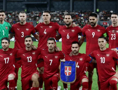 يويفا يعاقب المنتخب الصربي بإغلاق جزئي للملعب!