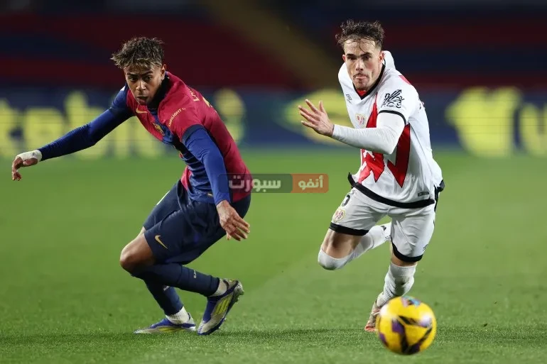 القنوات المفتوحة الناقلة لمباراة برشلونة ورايو فاليكانو في الدوري الإسباني