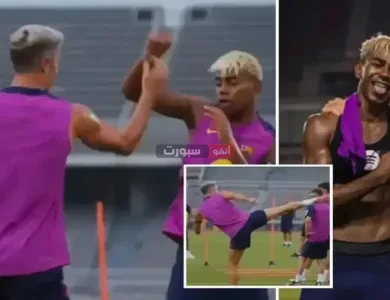 لامين يامال يخسره نزاله أمام ليفاندوفسكي بالضربة القاضية في نزال ناري