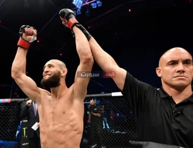 تتويج الإماراتي حمزة شيماييف بطلاً للعالم في وزن المتوسط بعد فوزه على دو بليسيس في UFC 319