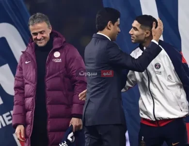 لويس أنريكي يهاجم رئيس نادي باريس سان جيرمان بسبب أشرف حكيمي لهذا السبب