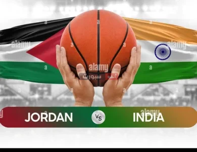 موعد مباراة الأردن والهند والقنوات الناقلة في كأس آسيا لكرة السلة 2025