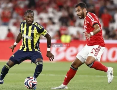 مشاهدة مباراة بنفيكا وفنربخشة بث مباشر