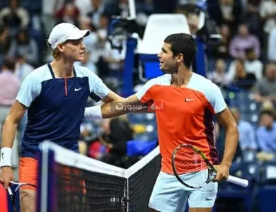 القنوات الناقلة لمباراة كارلوس ألكاراز ويانيك سينر في نهائي سينسيناتي للتنس 2025