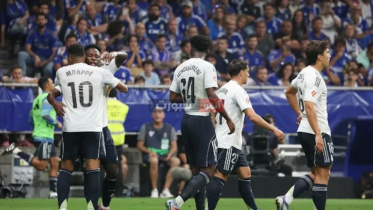 رجل مباراة ريال مدريد ضد ريال أوفييدو في الجولة الثانية من الدوري الإسباني