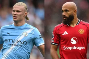 القنوات المفتوحة الناقلة لمباراة مان سيتي ومانشستر يونايتد في الدوري الإنجليزي الممتاز