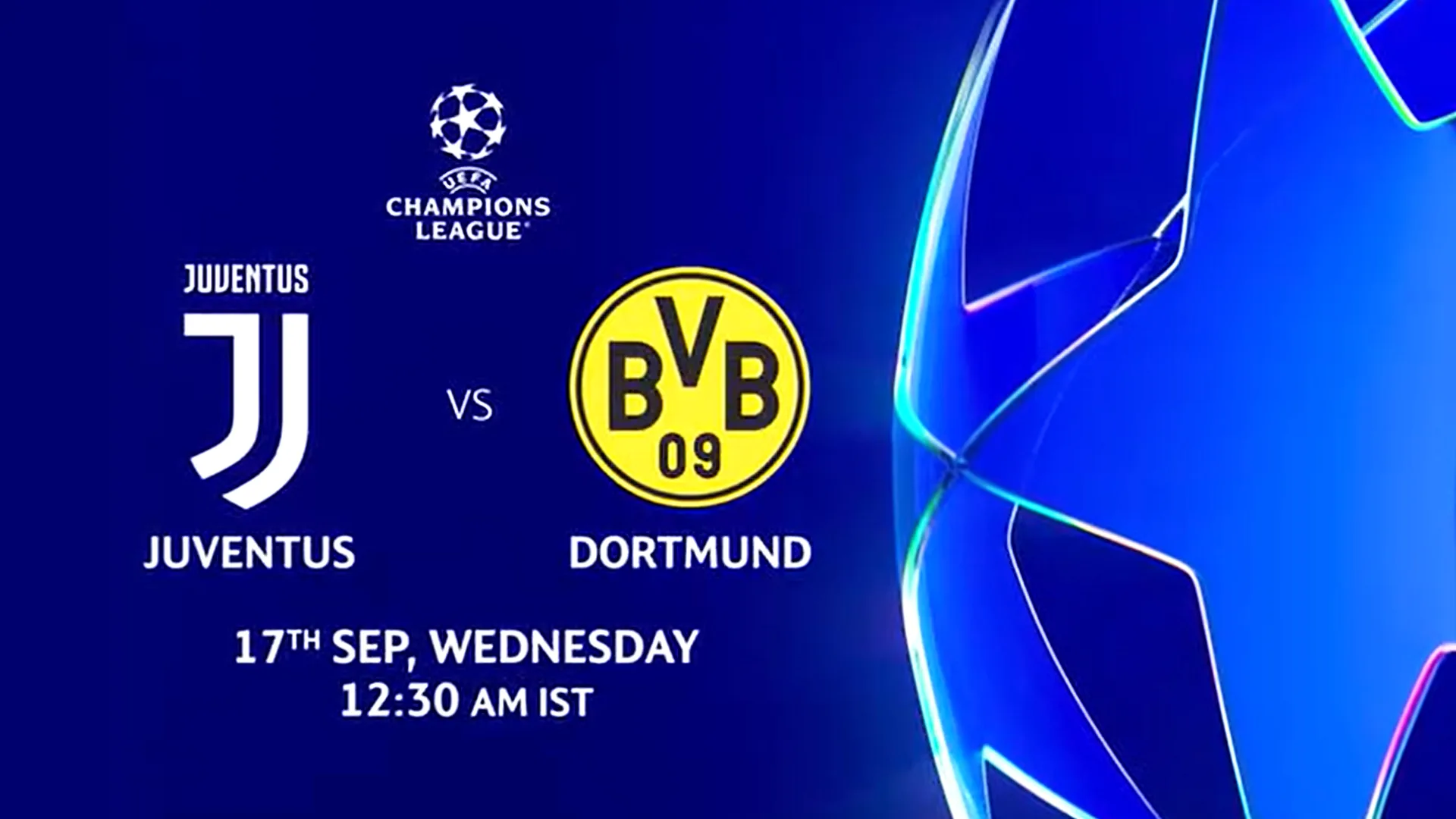 بث مباشر مباراة يوفنتوس ضد بوروسيا دورتموند اليوم في دوري أبطال أوروبا