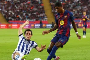 ترتيب الدوري الإسباني: برشلونة يتأخر بهدف في الشوط الأول