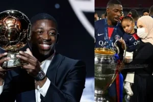 هذا ما قالته زوجة ديمبيلي المغربية بعد تتويج زوجها بالكرة الذهبية على حساب أشرف حكيمي