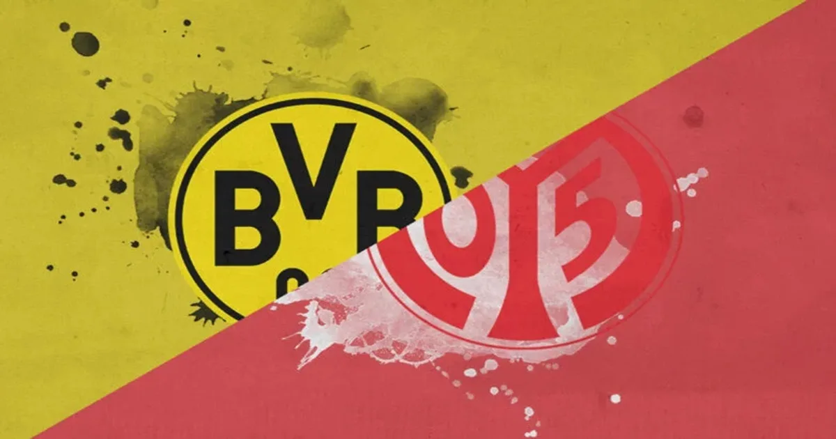 القنوات المفتوحة الناقلة لمباراة بوروسيا دورتموند ضد ماينز 05 اليوم في الدوري الألماني