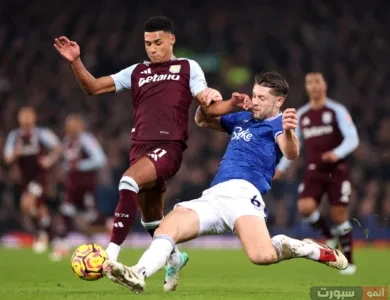 القنوات الناقلة لمباراة إيفرتون وأستون فيلا في الدوري الإنجليزي الممتاز