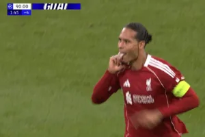 ليفربول – أتلتيكو مدريد: فان دايك ينقد الريدز يحرز الهدف القاتل في الدقيقة 90