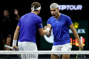 ألكاراز ينهزم أمام فريتس في كأس ليفر 2025