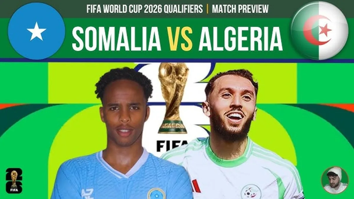 بث مباشر الجزائر ضد الصومال تصفيات مونديال 2026 وهران