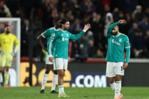 Classement de la Premier League anglaise après la défaite de Liverpool contre Brentford