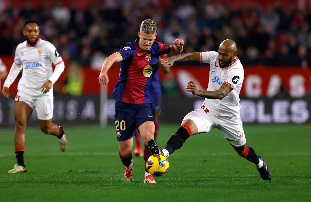 ترتيب الدوري الإسباني بعد هزيمة برشلونة أمام إشبيلية ب4 1