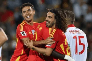 إسبانيا تتأهل الى مونديال بعد اكتساح بلغاريا برباعية