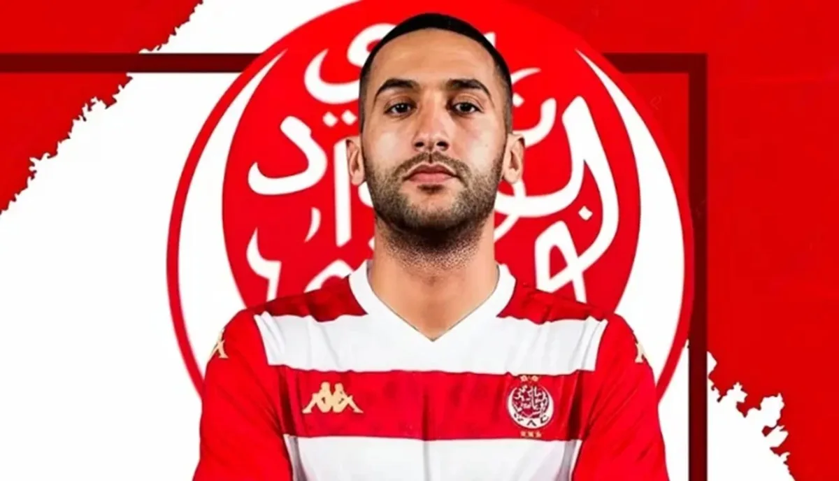 واخيرا حكيم زياش يعلن موعد اول مباراة له مع الوداد البيضاوي