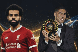 تعرف على ردة فعل محمد صلاح بعد تتويج أشرف حكيمي بجائزة الكرة الذهبية الإفريقية