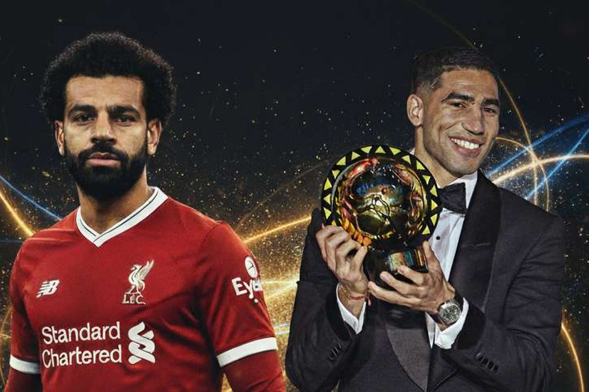 تعرف على ردة فعل محمد صلاح بعد تتويج أشرف حكيمي بجائزة الكرة الذهبية الإفريقية
