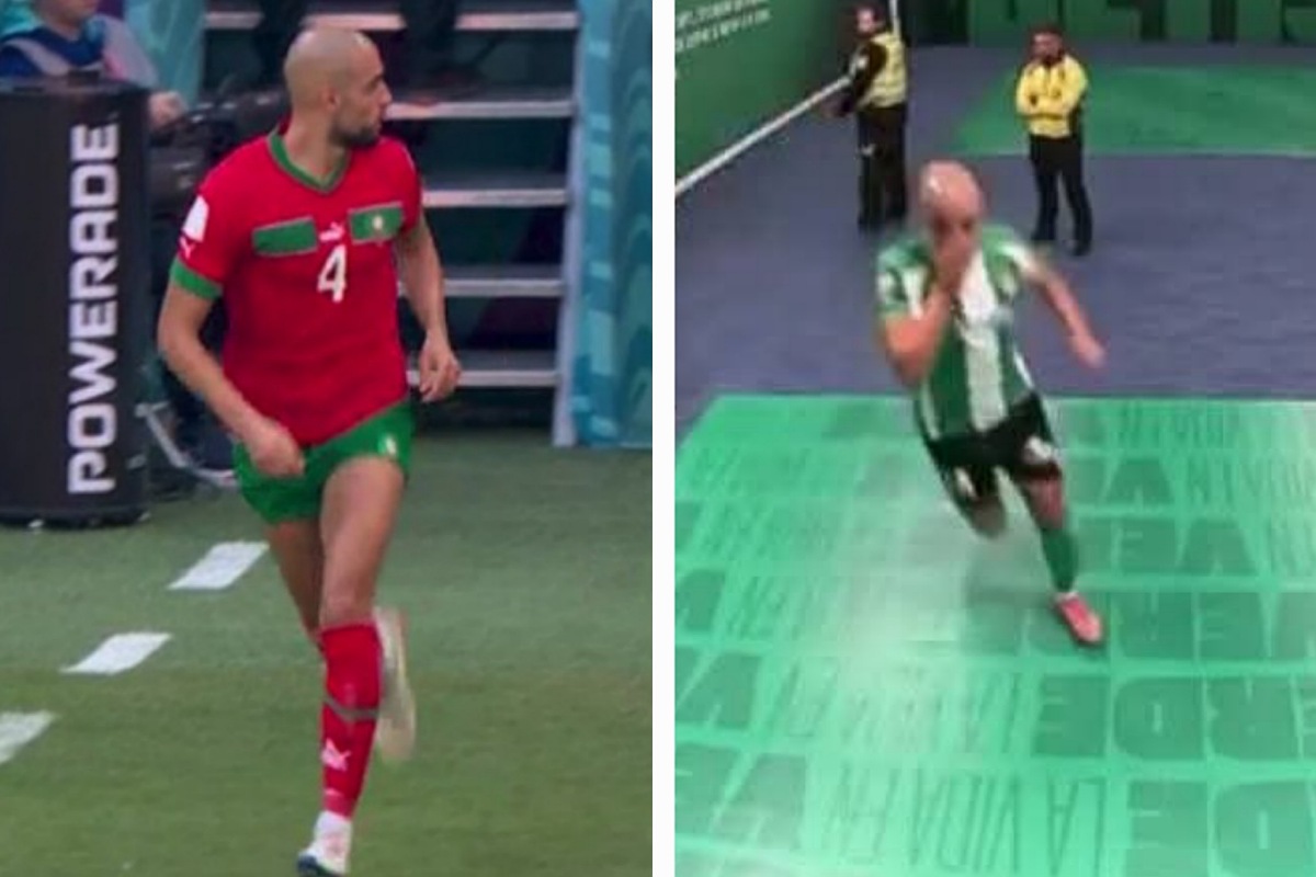 سفيان أمرابط يكشف سبب تأخره بين الشوطين لمباراة جيرونا على طريقة مونديال قطر