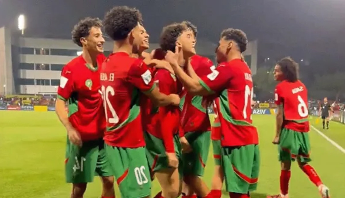 خصم المنتخب المغربي للناشئين بعد تاهل الى ربع النهائي حساب مالي
