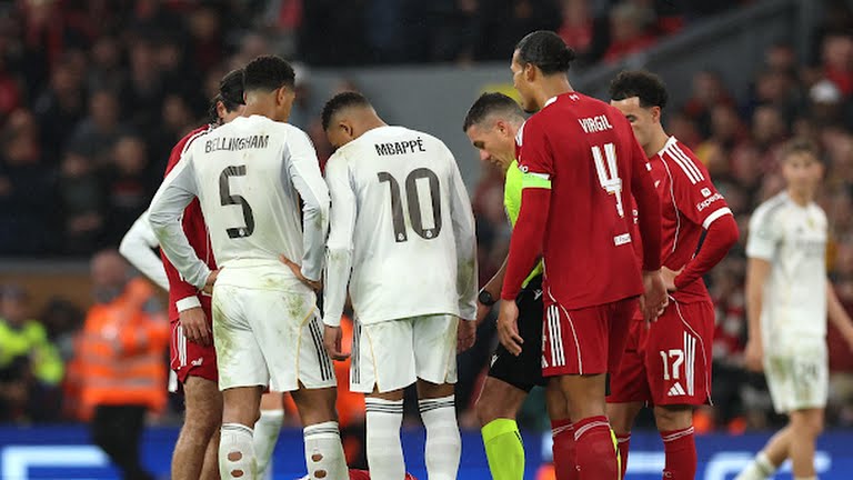 تقييمات لاعبي ريال مدريد بعد السقوط أمام ليفربول بدوري الأبطال