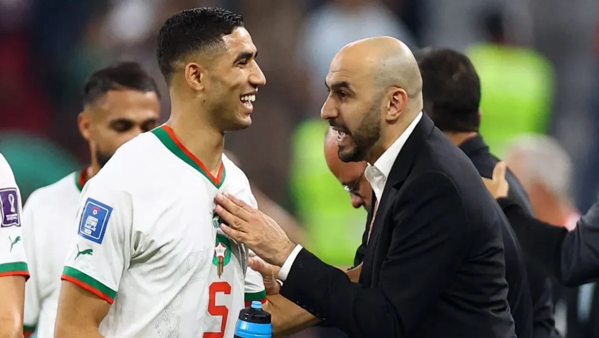 الركراكي يتنفس الصعداء بشأن أمر مدة غياب أشرف حكيمي