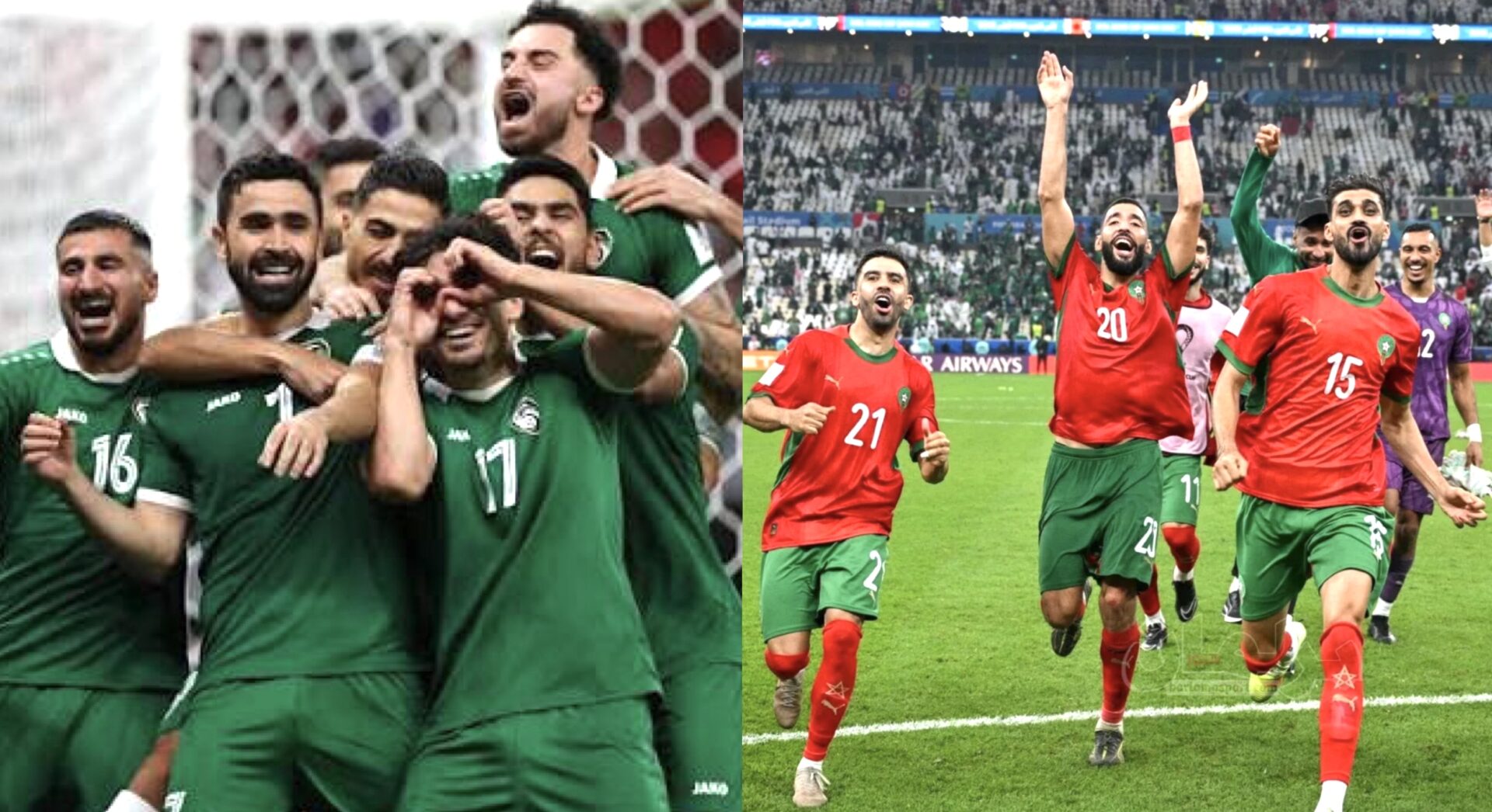 المغرب اول المتاهلين الى نصف نهائي كاس العرب