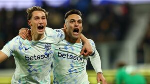 Table Serie A بعد فوز إنتر ميلان على أتلانتا