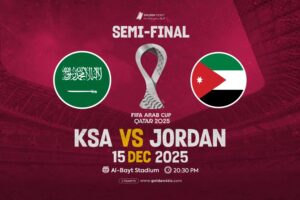 القنوات المفتوحة الناقلة لمباراة السعودية ضد الأردن